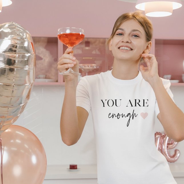 Positiv motivation du har nog med citat t shirt (Skapare uppladdad)