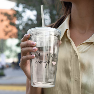 Positiv motivation du har nog med citat take away mugg