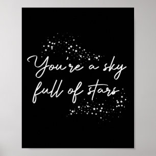 Positiv motivation en Fullt Himmel av stjärnor Poster