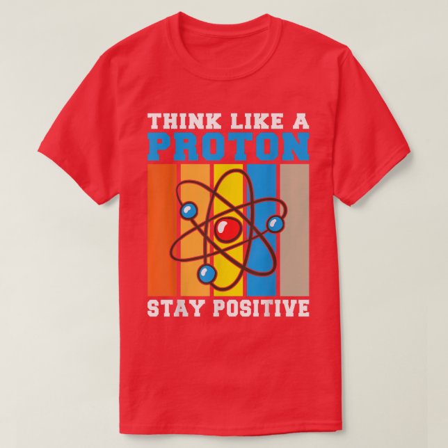 Positiv motivation, inspirationskemisk fysik t shirt (Design framsida)