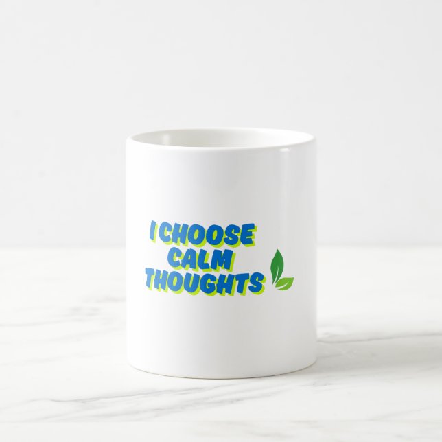 Positiv motivation Jag väljer Lugnens tankegångar Kaffemugg (Center)