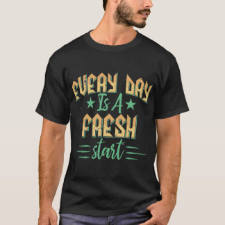 Positiv Motivations Typografi T Shirt