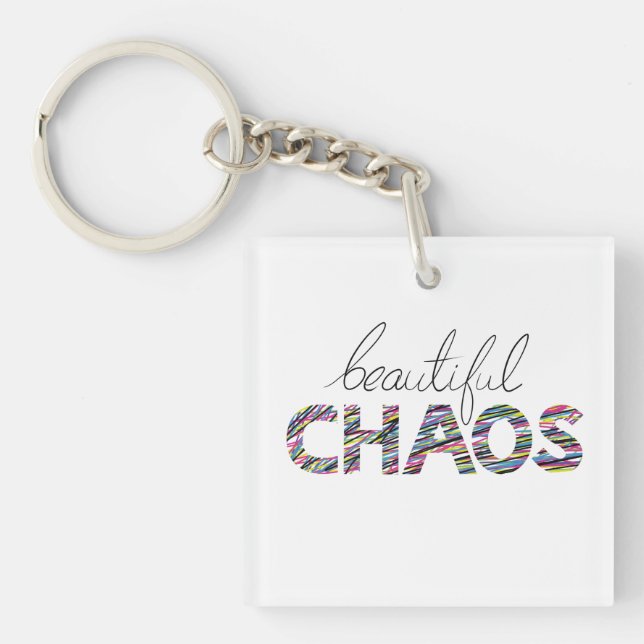 Positiv Motiverande Text Vacker Kaos (Framsidan)