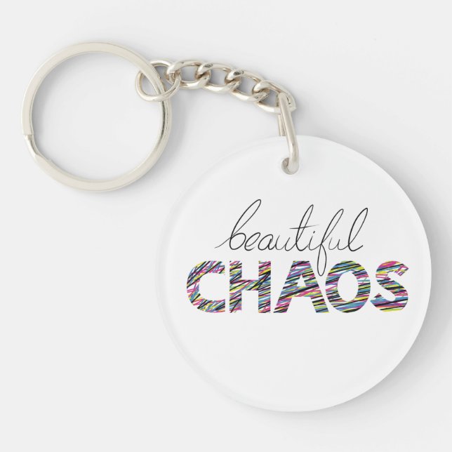 Positiv Motiverande Text Vacker Kaos (Framsidan)