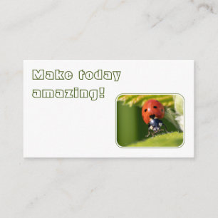 Positiv motiveringscitat med liten nyckelfelsöknin visitkort