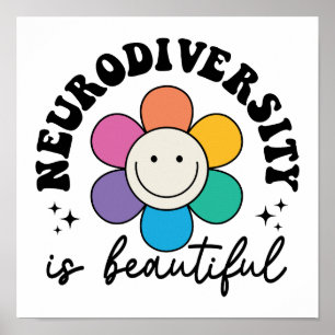 Positiv Neurodiversitetsacceptationscitat Poster