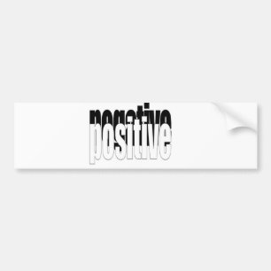 positiv och Negativ Bildekal