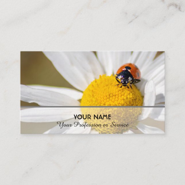 Positiv och tursam nyckelfjäder för zen och utbild visitkort (Framsida)