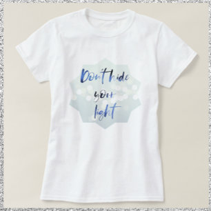 Positiv offerttypografi t shirt