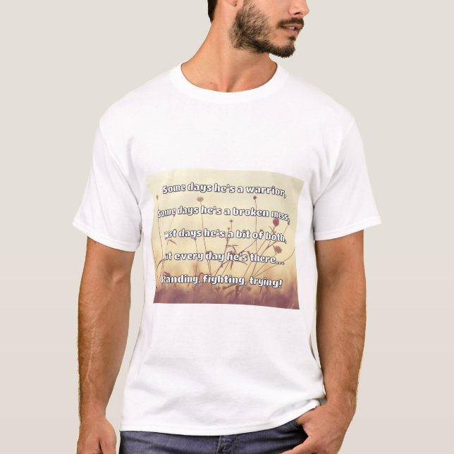 Positiv offertuppmuntran för tom styrka t shirt (Framsida)