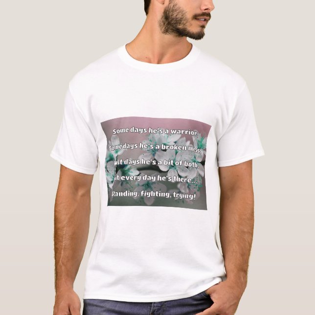 Positiv offertuppmuntran för tom styrka t shirt (Framsida)