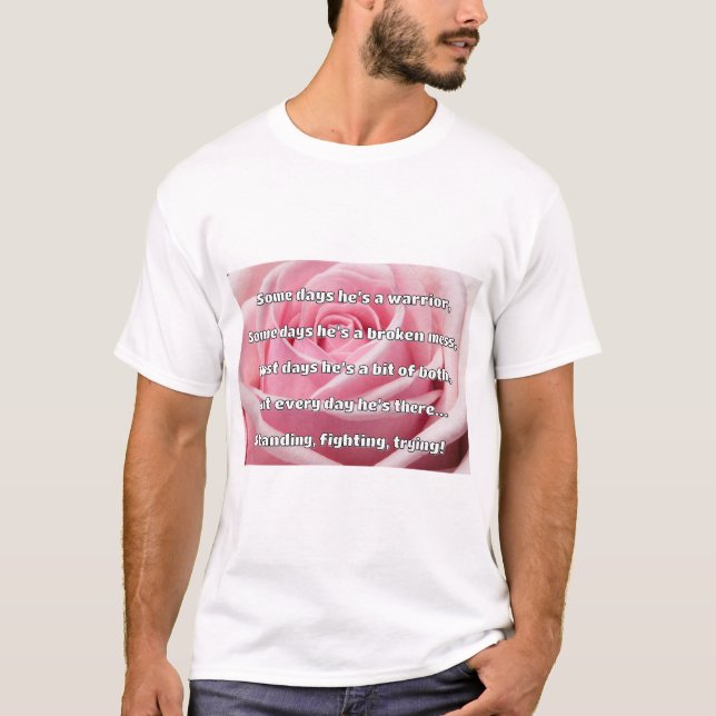 Positiv offertuppmuntran för tom styrka t shirt (Framsida)