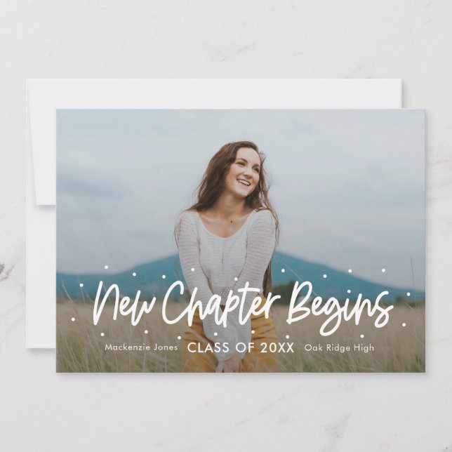 Positiv Outlook Editable Färg Studenten-inbjudan Inbjudningar (Framsida)