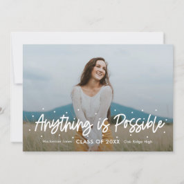 Positiv Outlook Editable Färg Studenten-inbjudan Inbjudningar