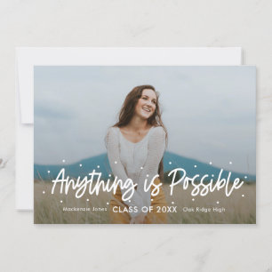 Positiv Outlook Editable Färg Studenten-inbjudan Inbjudningar