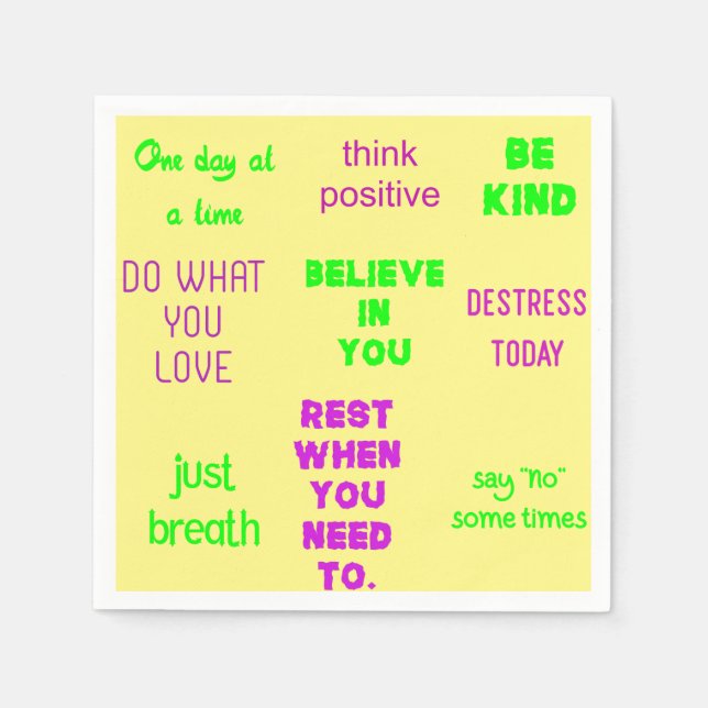 positiv pappersservett (Framsidan)