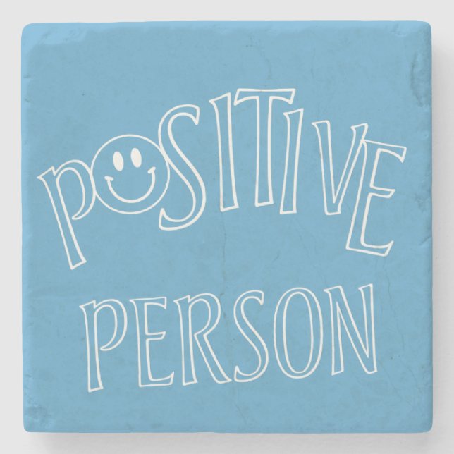 Positiv Person Stenunderlägg (Framsidan)