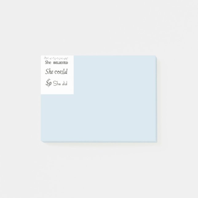 Positiv post: Flickor Post-it Block (Framsida)