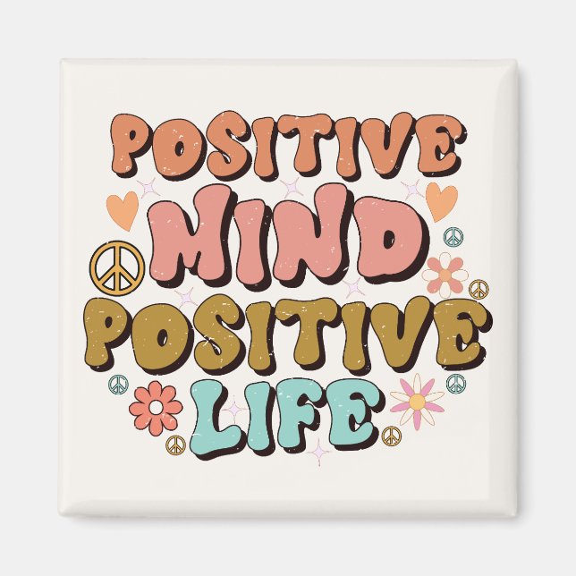 Positiv sinnesmagnet magnet (Framsidan)
