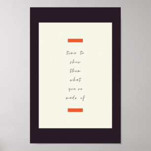 Positiv sinnesstämningsinspiration/Motiv citat Poster