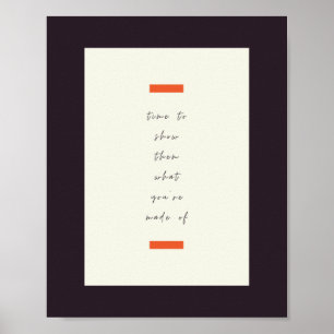 Positiv sinnesstämningsinspiration/Motiv citat Poster