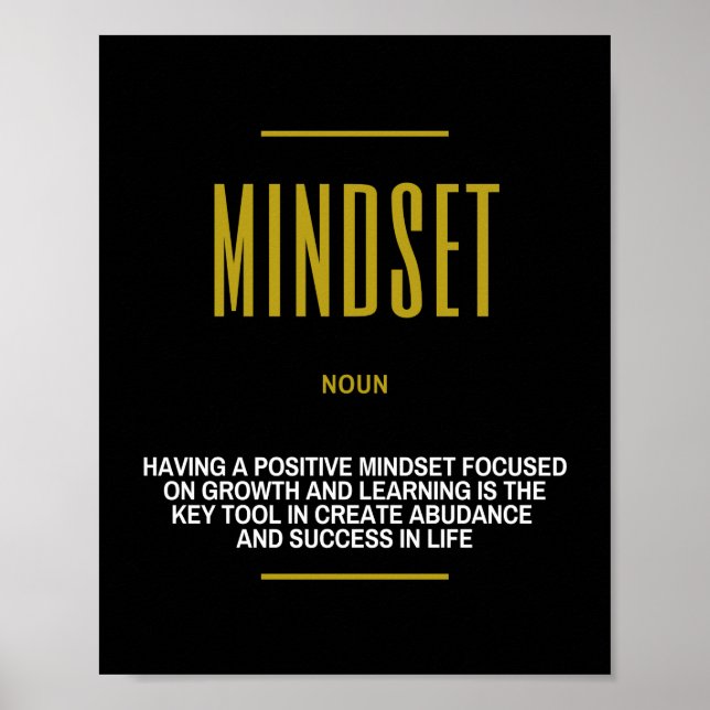 Positiv sinnesstämningsinspirationsoffert för lyck poster (Framsidan)