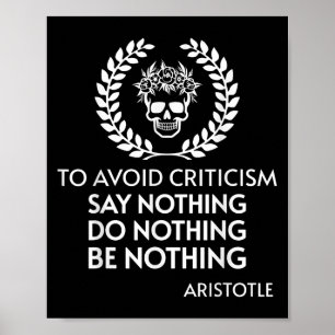 Positiv Stoic Philosophy Aristoteles Stoicism Poster