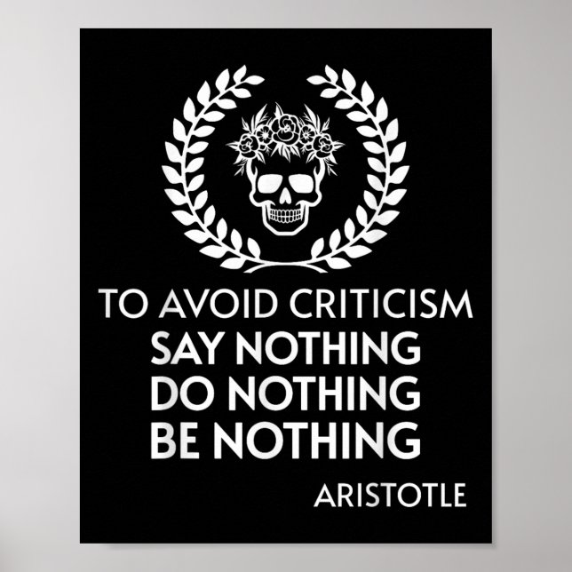 Positiv Stoic Philosophy Aristoteles Stoicism Poster (Framsidan)