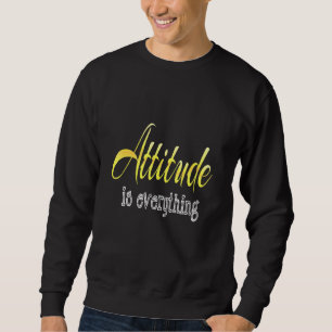 Positiv tänkande grafisk design 6 lång ärmad tröja