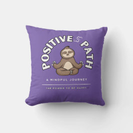 POSITIV VÄG PELOW MED FREDLIG SLOTH KUDDE