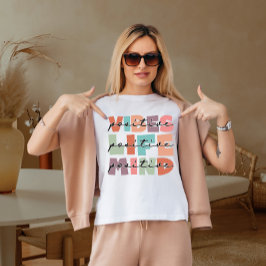 Positiv vibb positivt liv t shirt