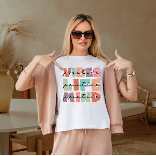 Positiv vibb positivt liv t shirt