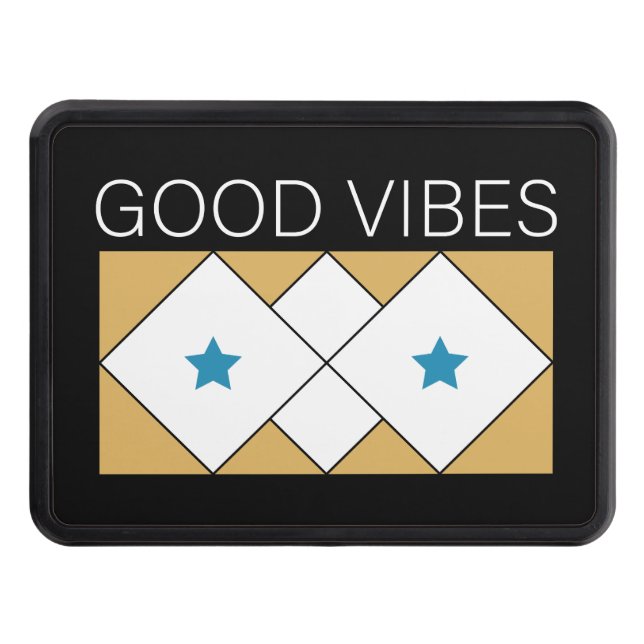 Positiv Vibes nyskapande design Dragkroksskydd (Framsidan)