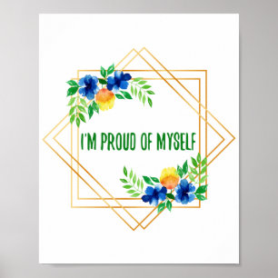 Positiva bekräftelser för morgon poster