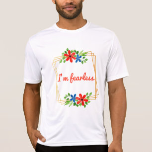 Positiva bekräftelser för självbetjäning och själv t shirt