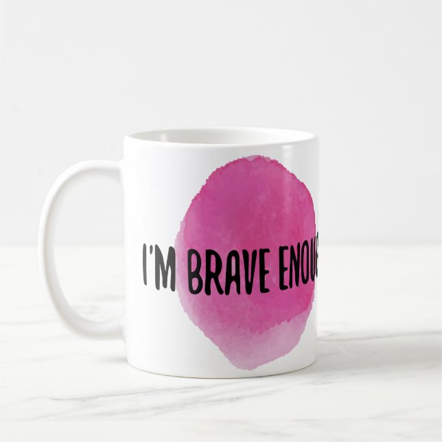 Positiva bekräftelser för självvård kaffemugg (Vänster)