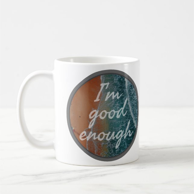 Positiva bekräftelser före sängen för kärlek kaffemugg (Vänster)