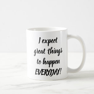 Positiva bekräftelser kaffemugg