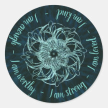 Positiva bekräftelser Mandala