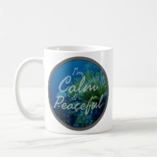 Positiva bekräftelser om självgodkännande kaffemugg