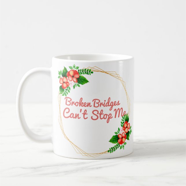 Positiva bekräftelser på framgång och självvård kaffemugg (Vänster)