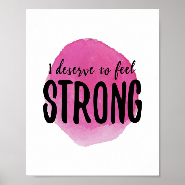 Positiva bekräftelser på morgonen att arbeta hårt poster (Framsidan)