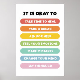 Positiva bekräftelser poster