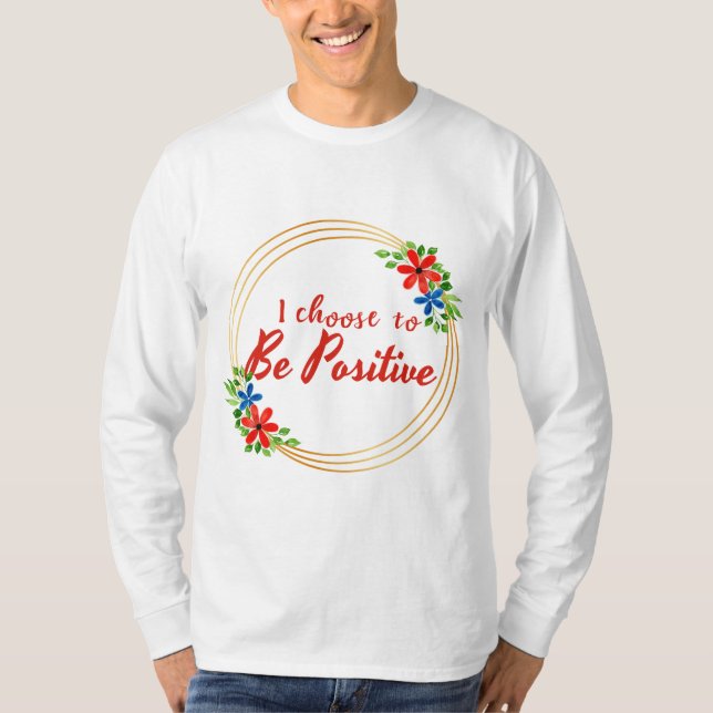 Positiva bekräftelserbjudanden för självgodkännand t shirt (Framsida)