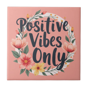 Positiva bilder Endast Blommigtens utandningsdesig Kakelplatta