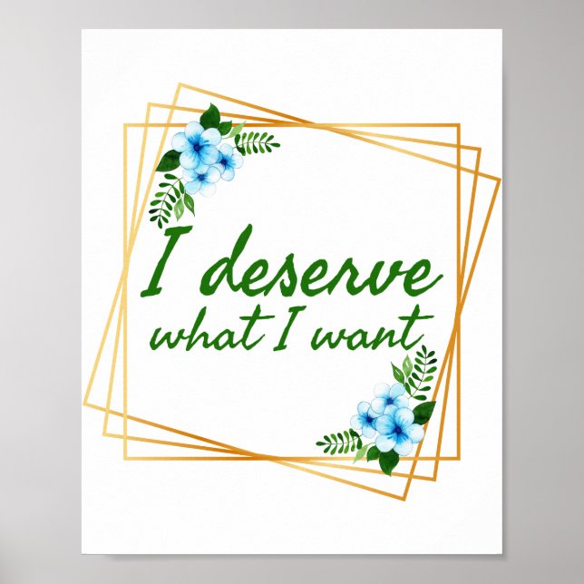 Positiva bra vibes citat för livet poster (Framsidan)