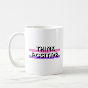 Positiva citat med positiv attityd kaffemugg
