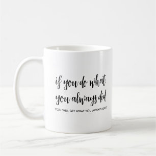 Positiva citattecken för Calligraphy Script Anpass Kaffemugg
