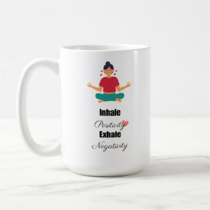 Positiva citattecken typografi kaffemugg