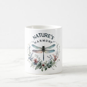 Positiva Dragonfly-bekräftelser Kaffemugg